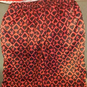 PLAYBOY Red and Black Patterned Apparel